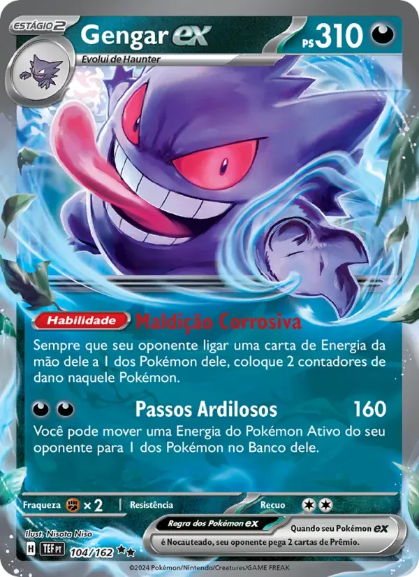 Gengar ex 104/162 Forças Temporais
