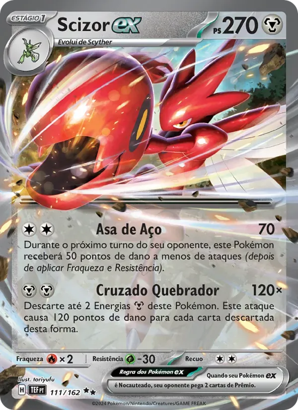 Scizor ex 111/162 Forças Temporais