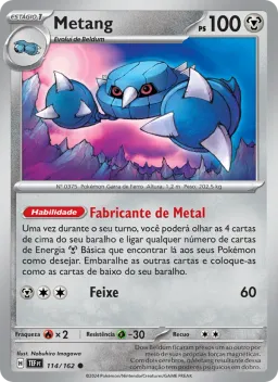 Metang 114 Forças Temporais