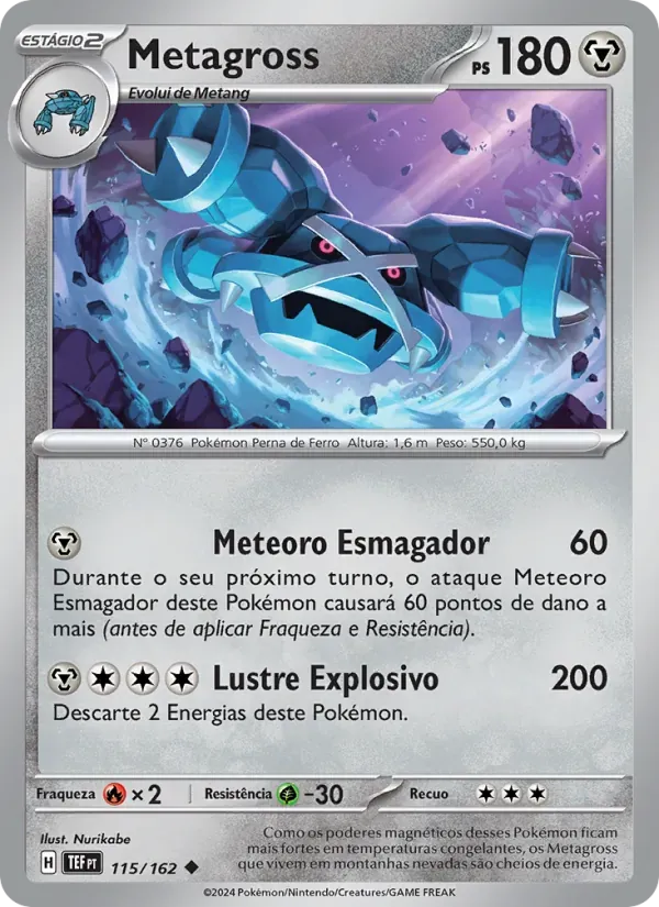 Metagross 115/162 Forças Temporais