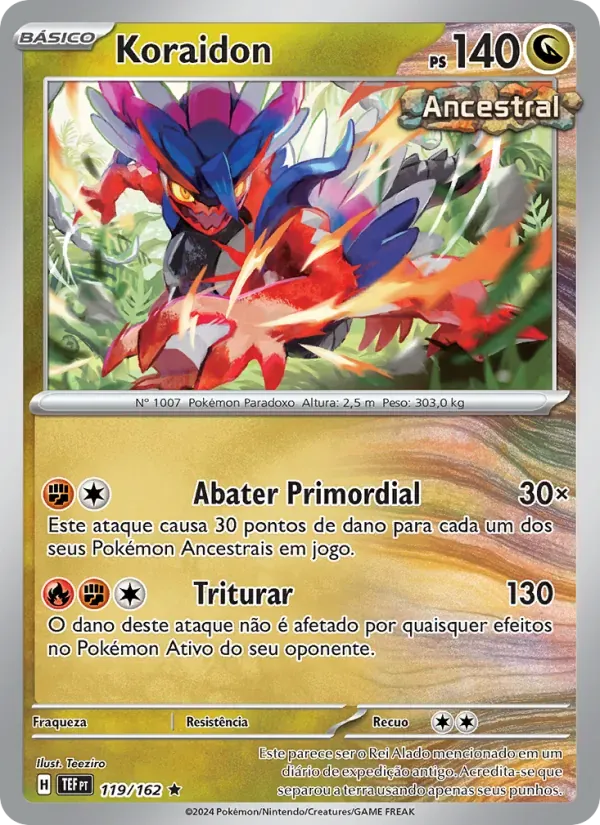 Koraidon 119/162 Forças Temporais