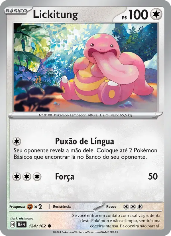Lickitung 124/162 Forças Temporais