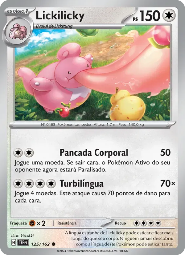Lickilicky 125/162 Forças Temporais