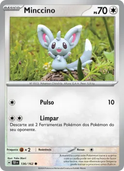 Minccino 136 Forças Temporais