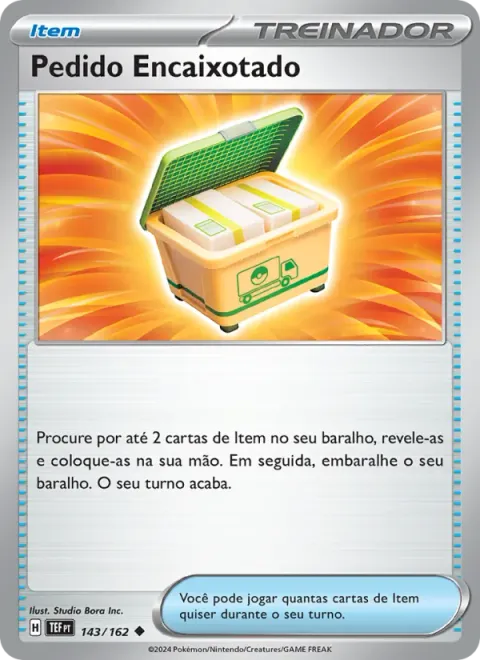 Pedido Encaixotado 143/162