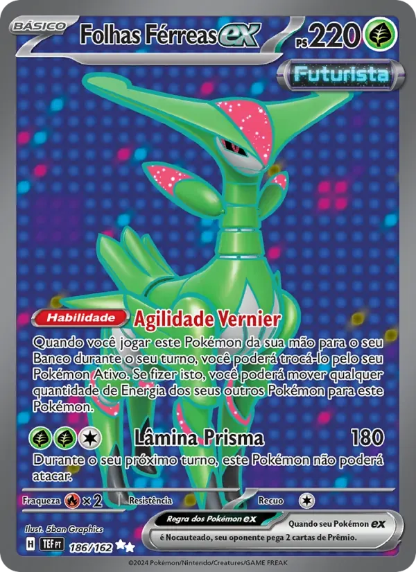 Folhas Férreas ex 186/162 Forças Temporais