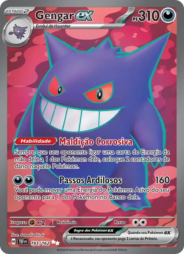 Gengar ex 193/162 Forças Temporais