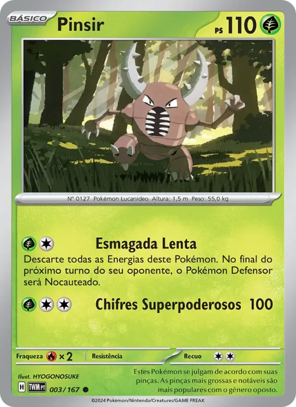Pinsir 003/167 Máscaras do Crepúsculo