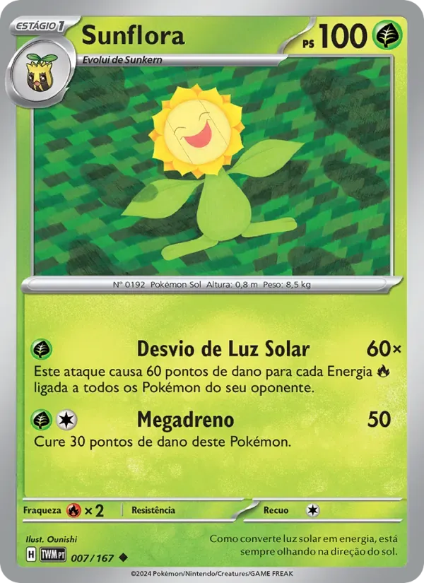 Sunflora 007/167 Máscaras do Crepúsculo