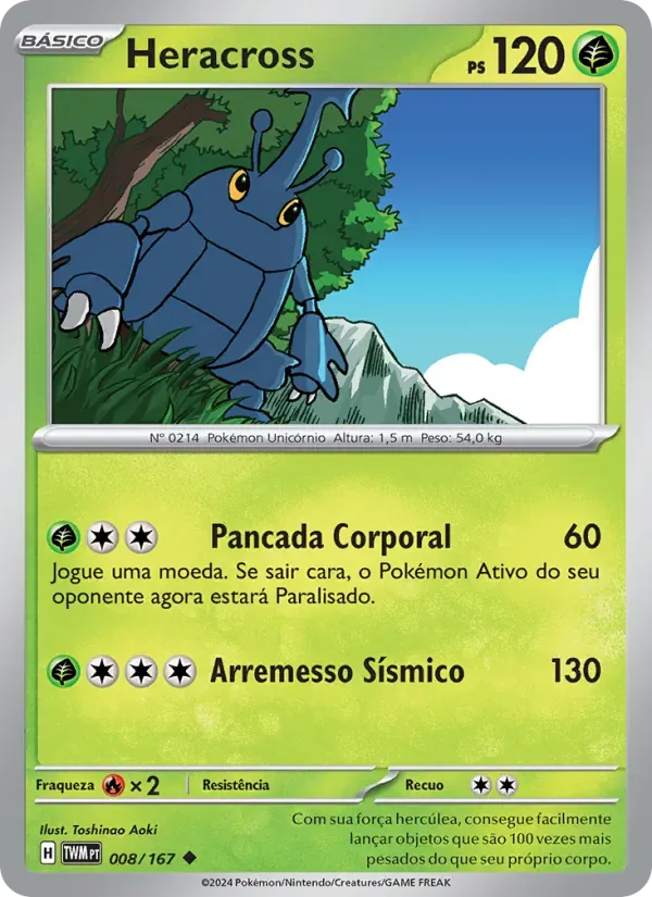 Heracross 008/167 Máscaras do Crepúsculo