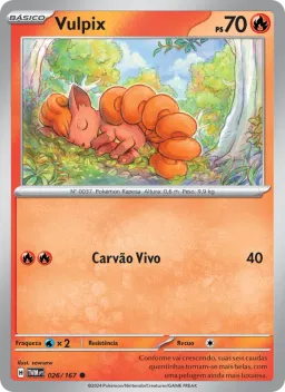 Vulpix 026 Máscaras do Crepúsculo