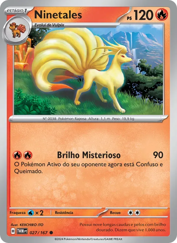 Ninetales 027/167 Máscaras do Crepúsculo