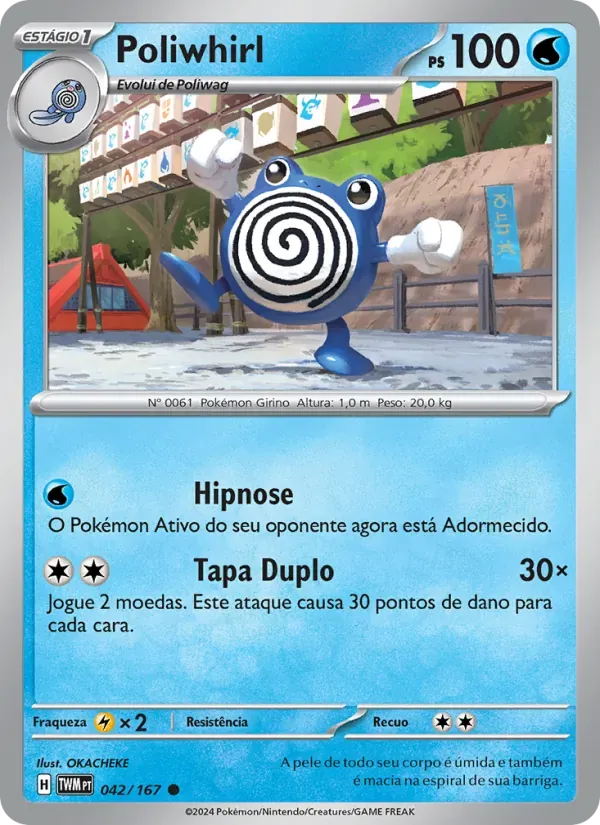 Poliwhirl 042/167 Máscaras do Crepúsculo