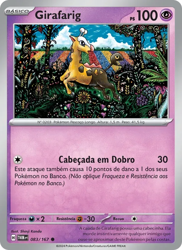 Girafarig 083/167 Máscaras do Crepúsculo