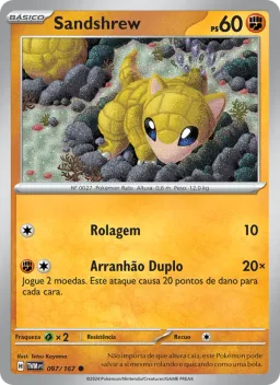 Sandshrew 097 Máscaras do Crepúsculo