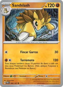 Sandslash 098 Máscaras do Crepúsculo