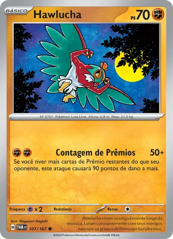 Hawlucha 107/167 Máscaras do Crepúsculo