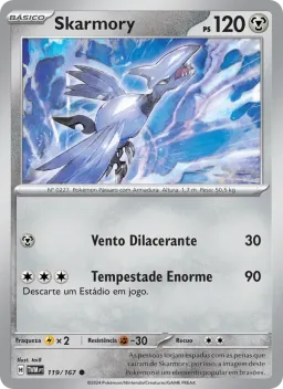 Skarmory 119 Máscaras do Crepúsculo