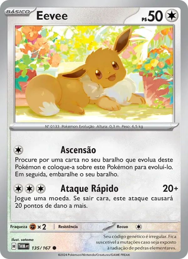 Eevee 135/167 Máscaras do Crepúsculo