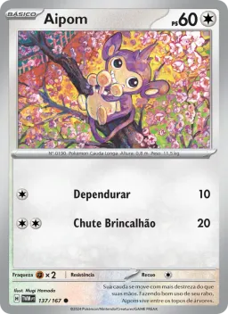 Aipom 137 Máscaras do Crepúsculo