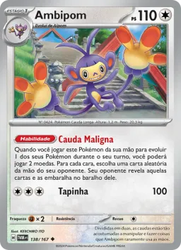 Ambipom 138 Máscaras do Crepúsculo