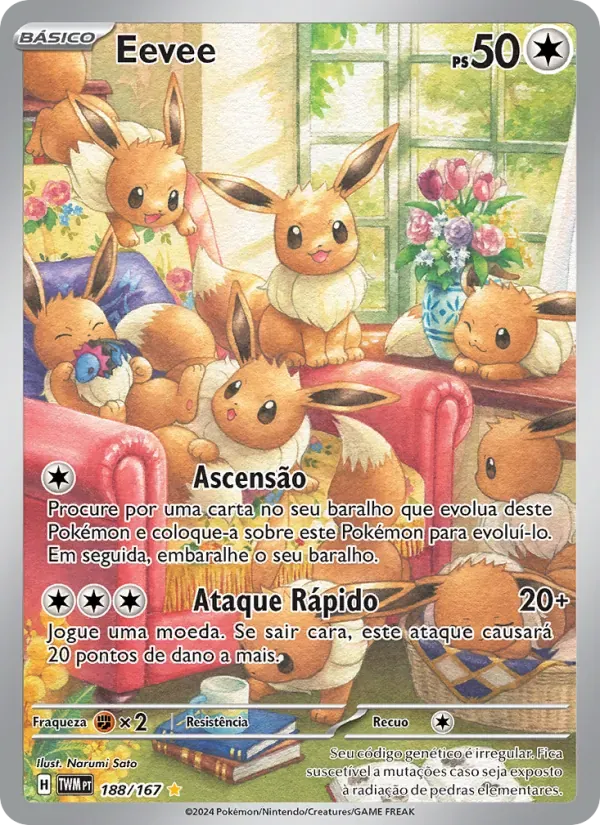 Eevee 188/167 Máscaras do Crepúsculo