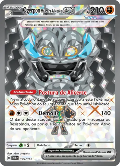 Ogerpon Máscara Alicerce ex 199/167