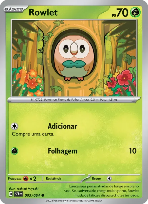 Rowlet 003/64 Fábulas Nebulosas