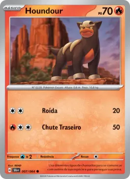 Houndour 007 Fábulas Nebulosas