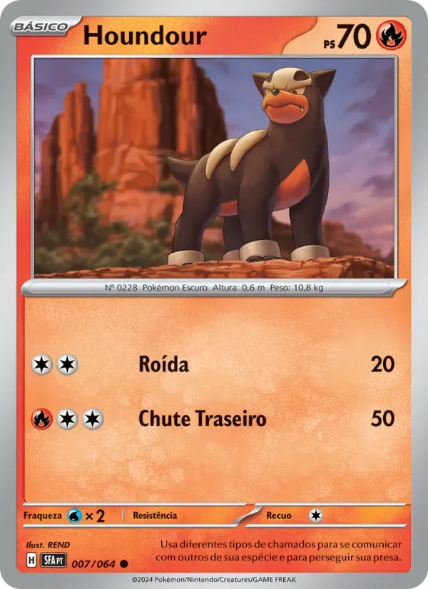 Houndour 007/64 Fábulas Nebulosas