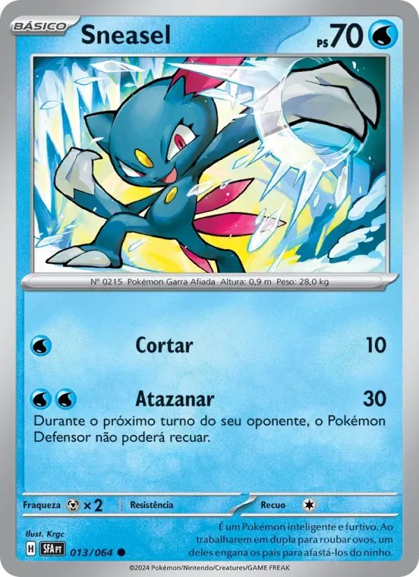 Sneasel 013/64 Fábulas Nebulosas