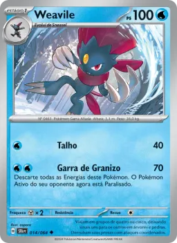 Weavile 014 Fábulas Nebulosas