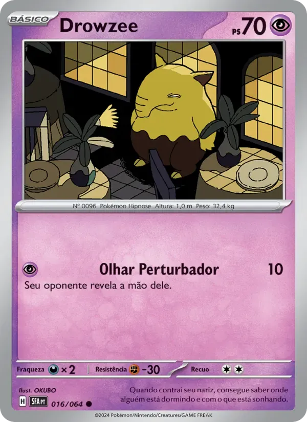 Drowzee 016/64 Fábulas Nebulosas