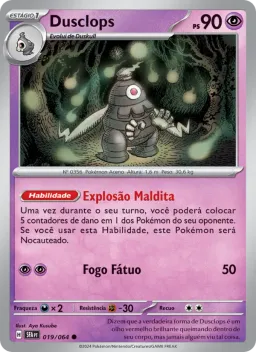 Dusclops 019 Fábulas Nebulosas