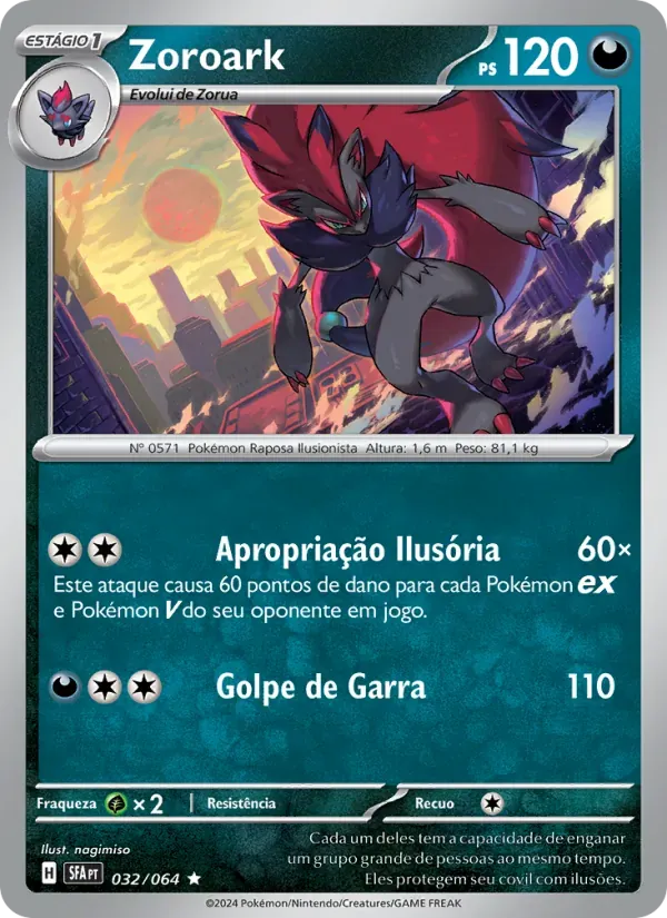 Zoroark 032/64 Fábulas Nebulosas