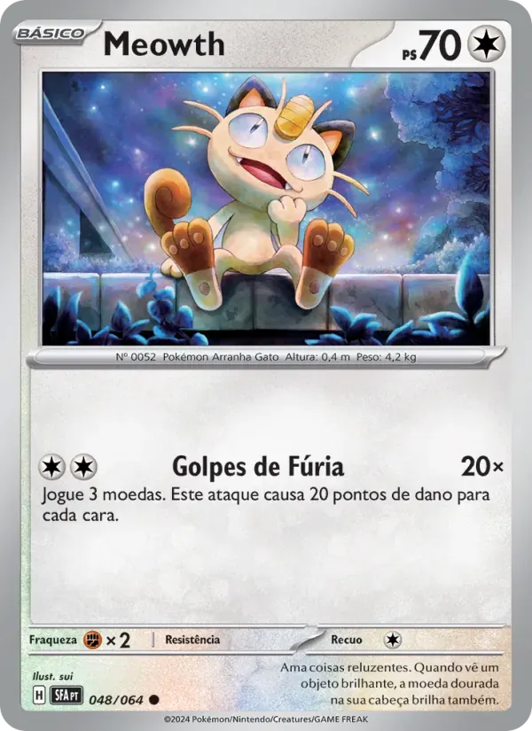 Meowth 048/64 Fábulas Nebulosas