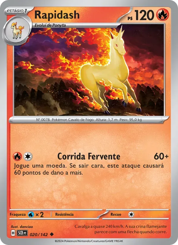 Rapidash 020/142 Coroa Estelar
