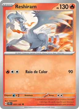 Reshiram 022 Coroa Estelar