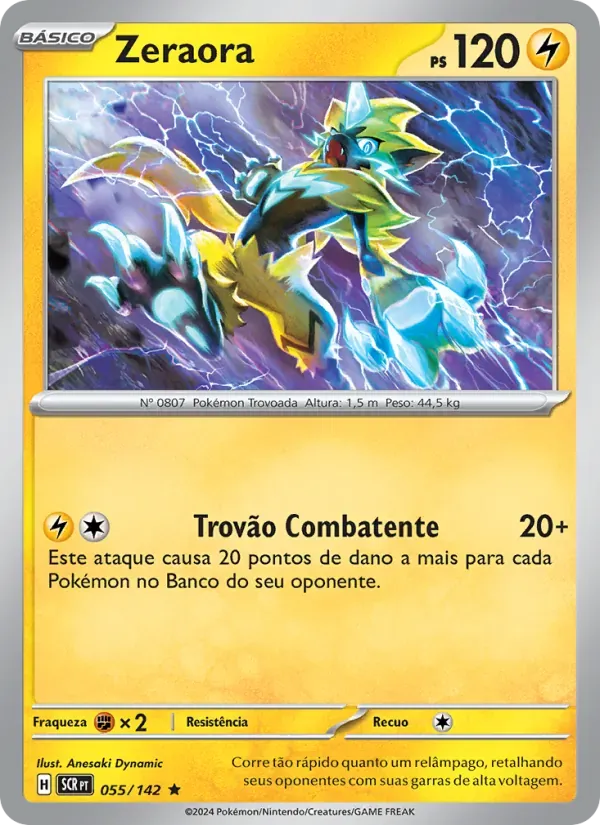 Zeraora 055/142 Coroa Estelar