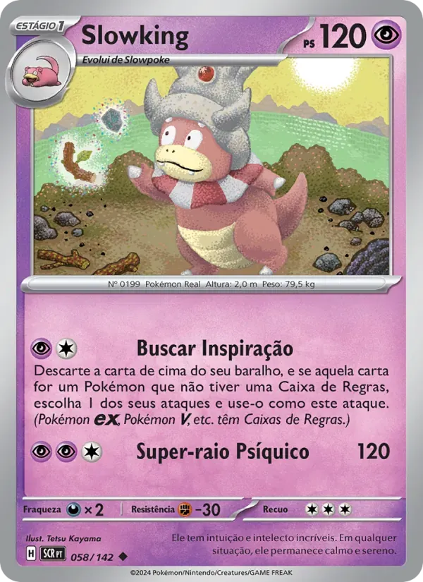 Slowking 058/142 Coroa Estelar