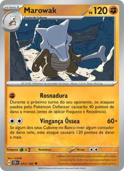 Marowak 073 Coroa Estelar