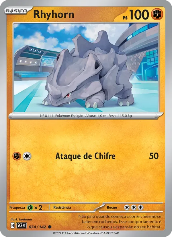 Rhyhorn 074/142 Coroa Estelar