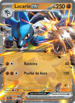 Lucario ex 082 Coroa Estelar