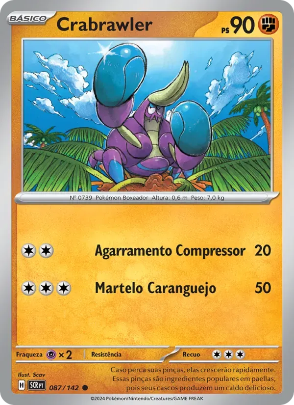 Crabrawler 087/142 Coroa Estelar