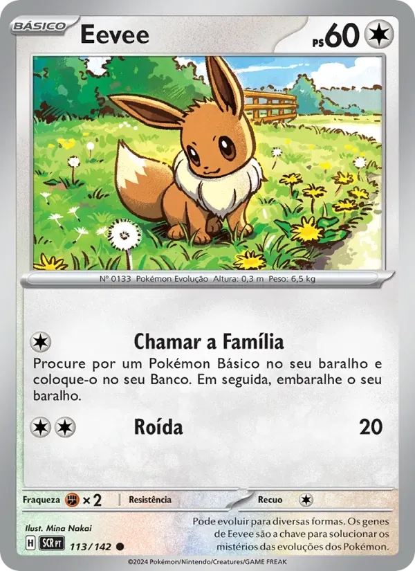Eevee 113/142 Coroa Estelar