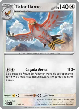 Talonflame 123 Coroa Estelar