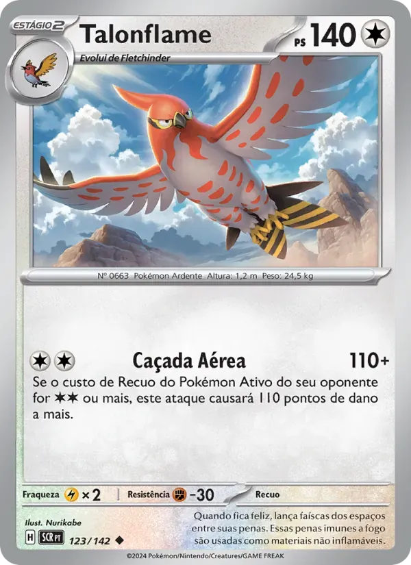 Talonflame 123/142 Coroa Estelar