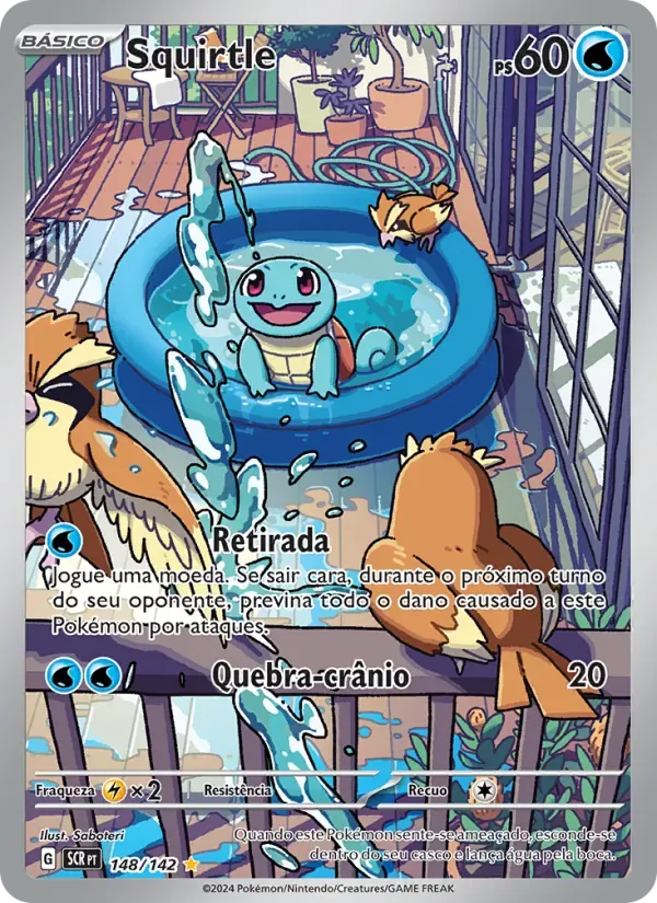 Squirtle 148/142 Coroa Estelar