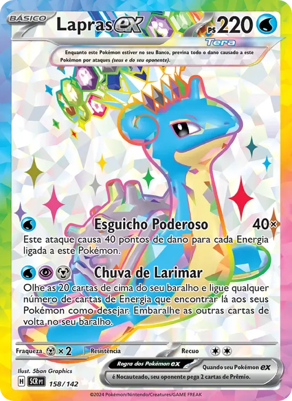 Lapras ex 158/142 Coroa Estelar