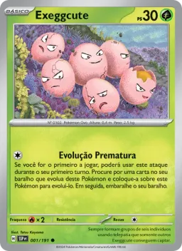 Exeggcute 001 Fagulhas Impetuosas